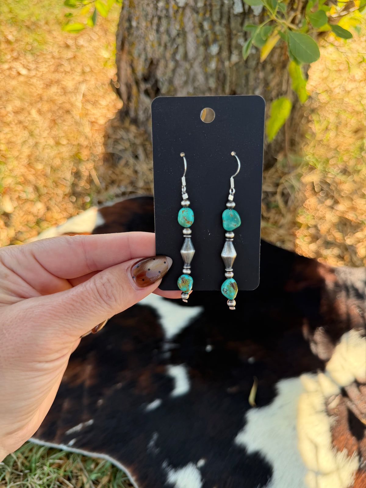 Turquoise & Torpedo earrings
