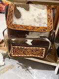 Leather backpack