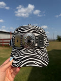 Zebra Concho Hat