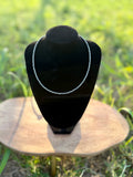 14" 3mm Sterling Silver Pearl
