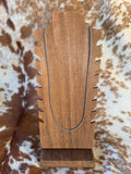 30" 3mm Sterling silver necklace