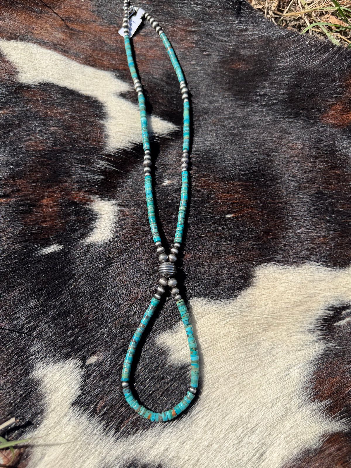 Turquoise Hoop Lariat