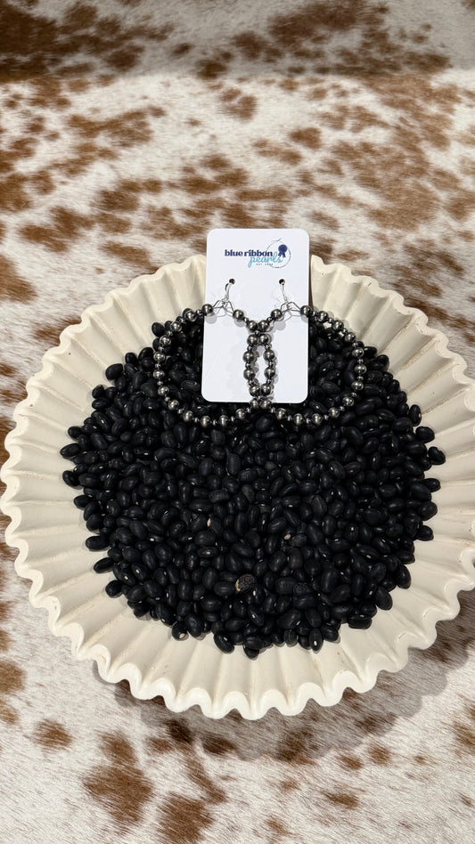 Sterling silver hoop earrings