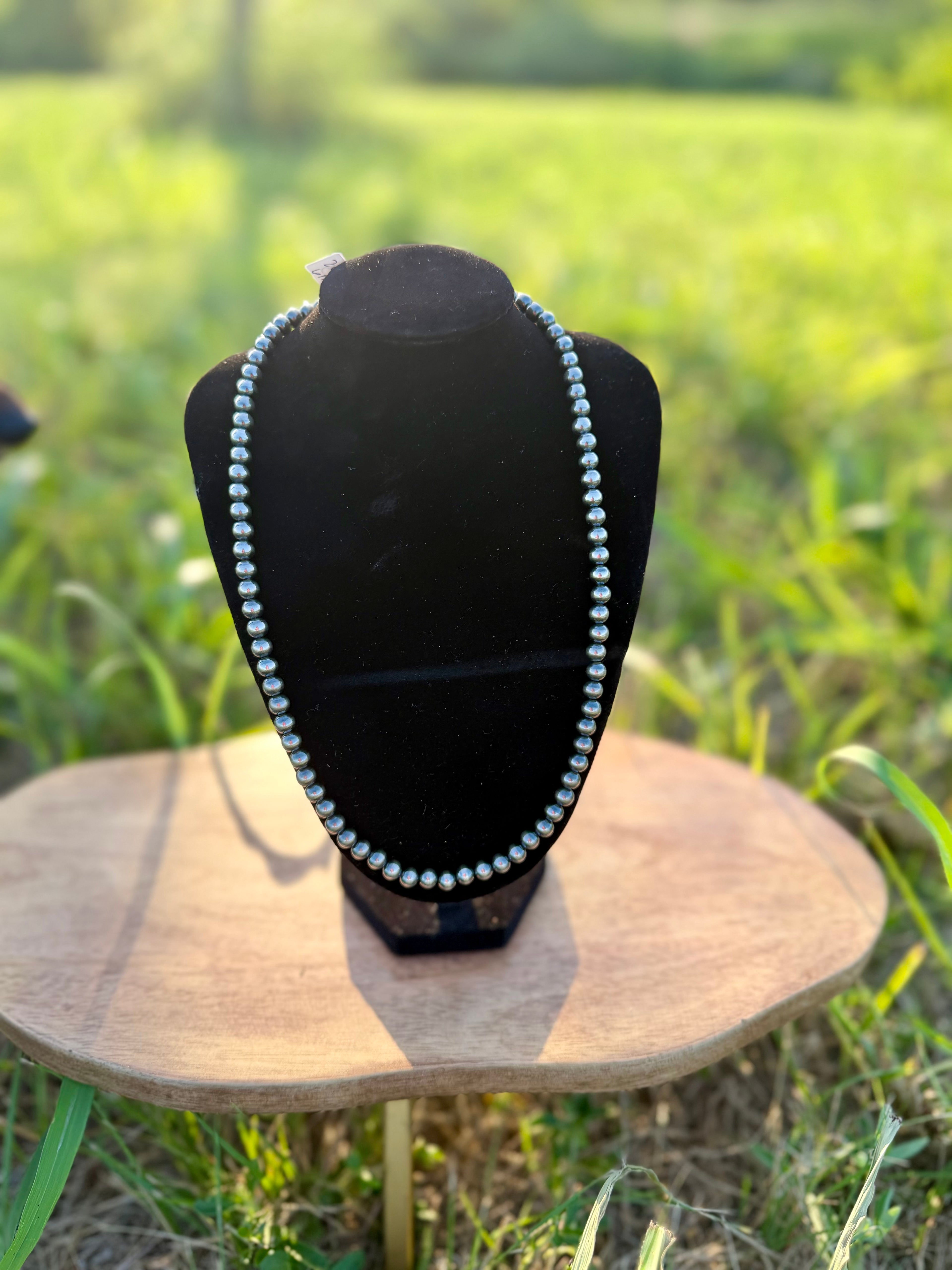 20" 6mm Sterling Silver Pearl