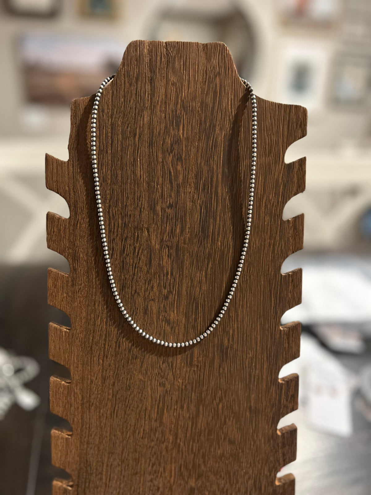 20” 3mm pearl necklace