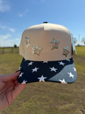 Blue stars hat