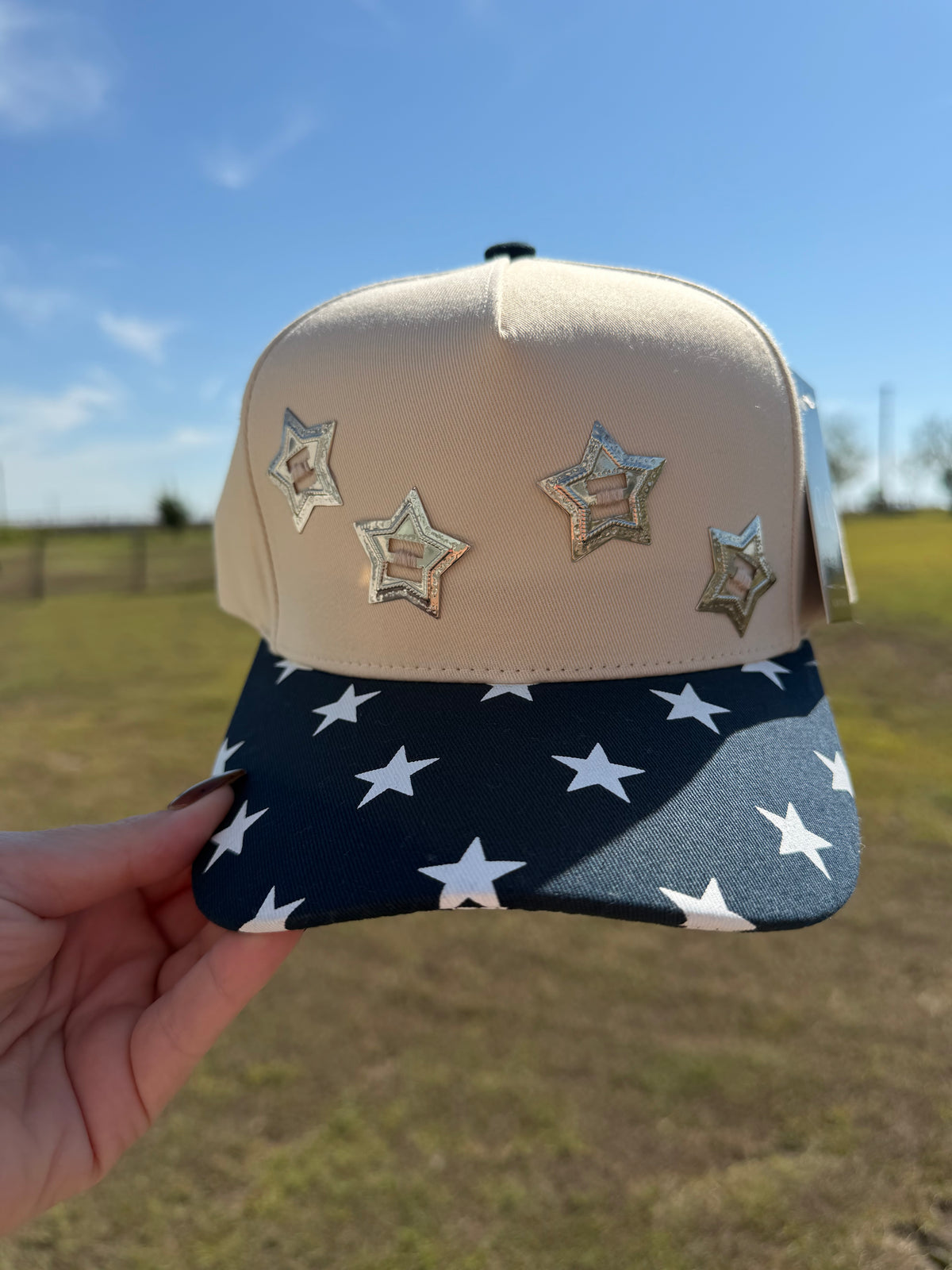 Blue stars hat