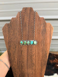 Sonoran Gold Turq Bar necklace