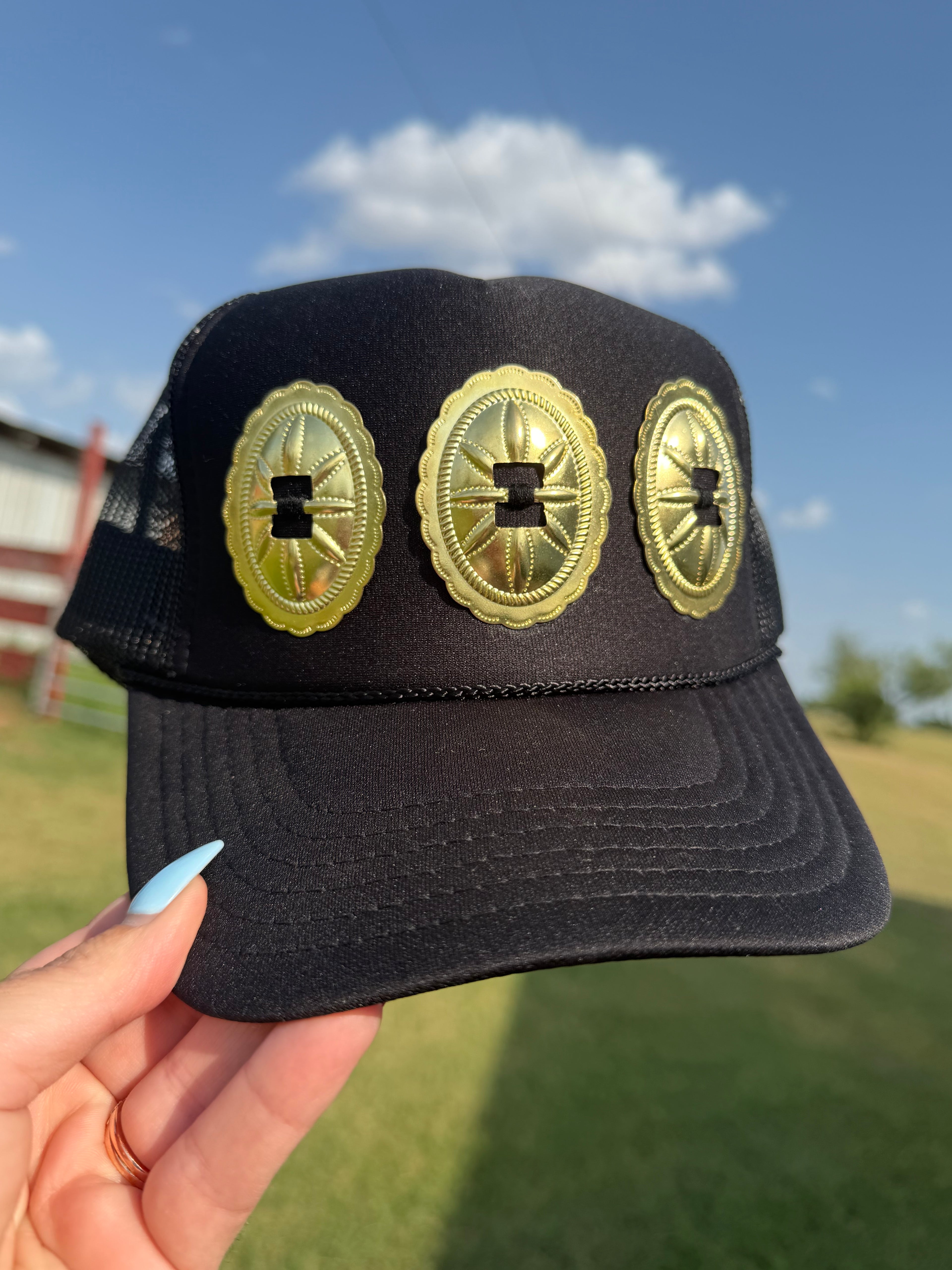 Black & Gold Concho