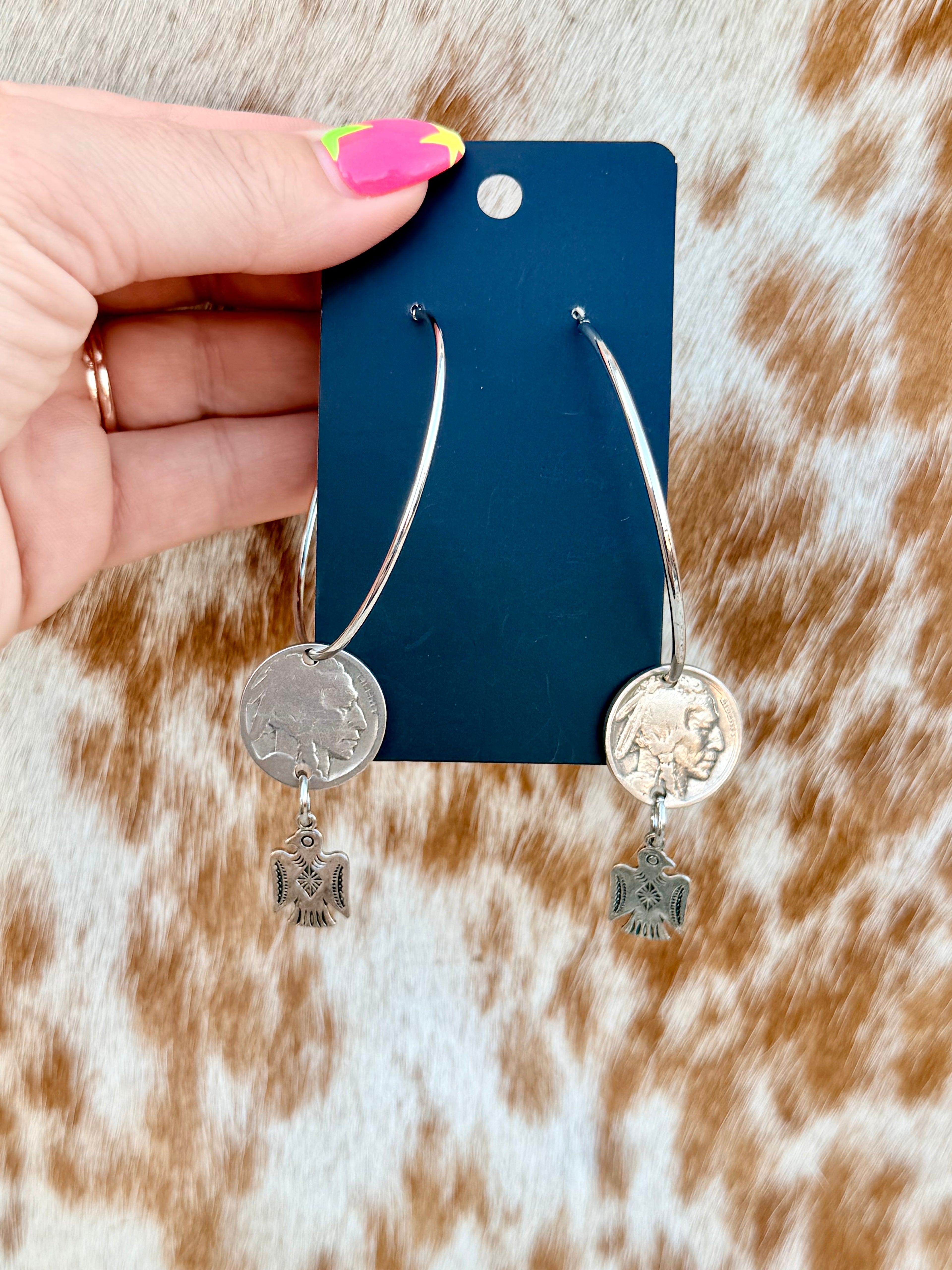 Buffalo nickle hoops