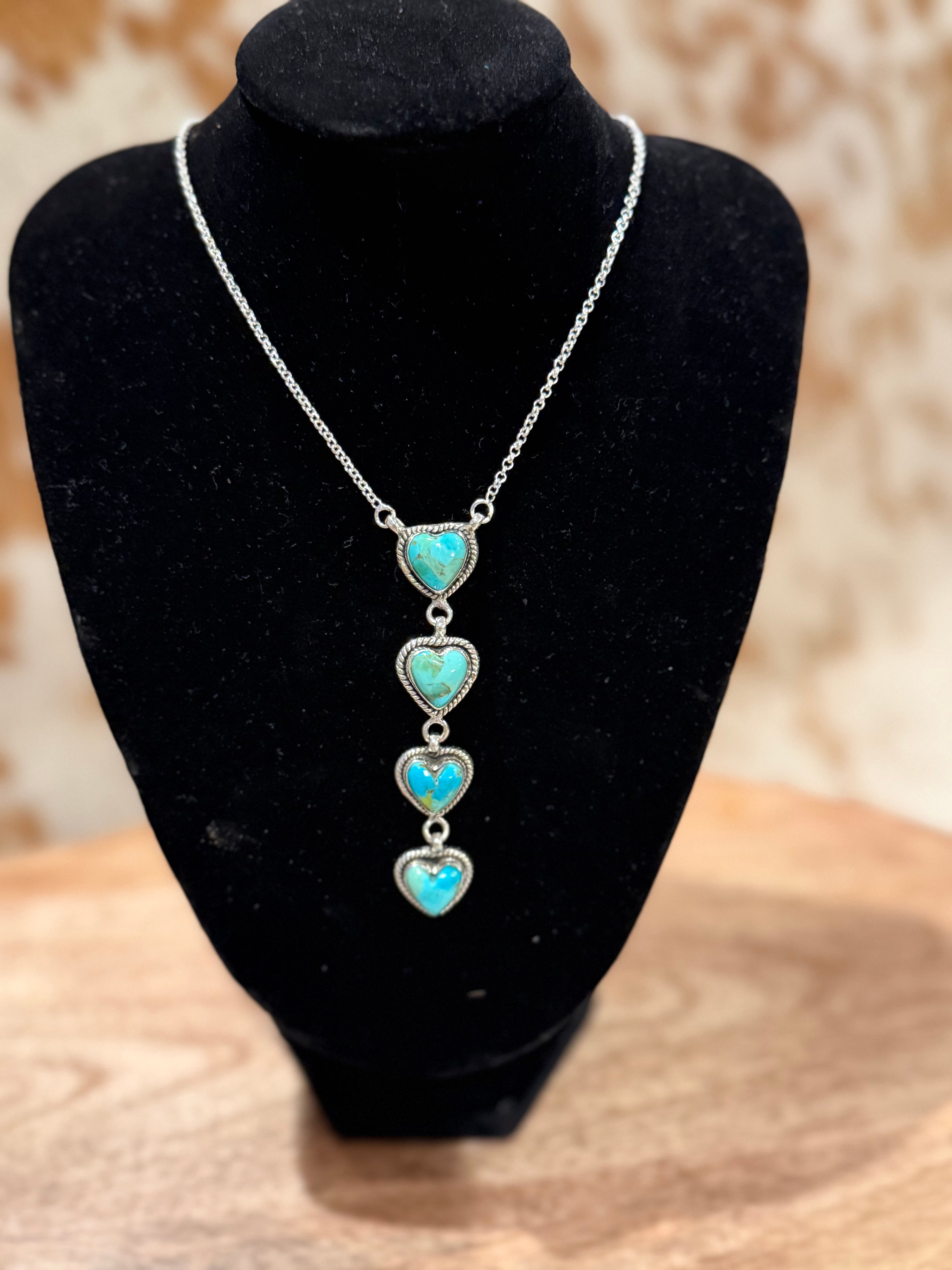Royston Turquoise Drop Lariat