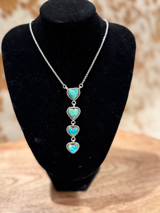 Royston Turquoise Drop Lariat