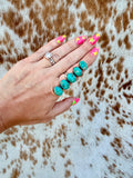 Kingman Turq adjustable ring
