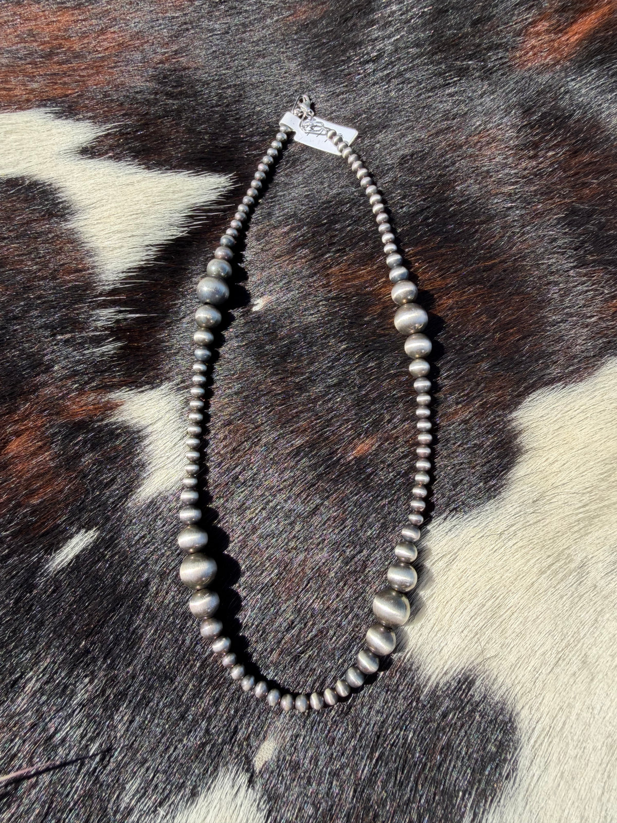 16” 8-4mm graduated pearl necklace