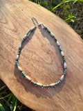 16" Turquoise & Torpedo