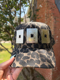 Silver cheetah concho