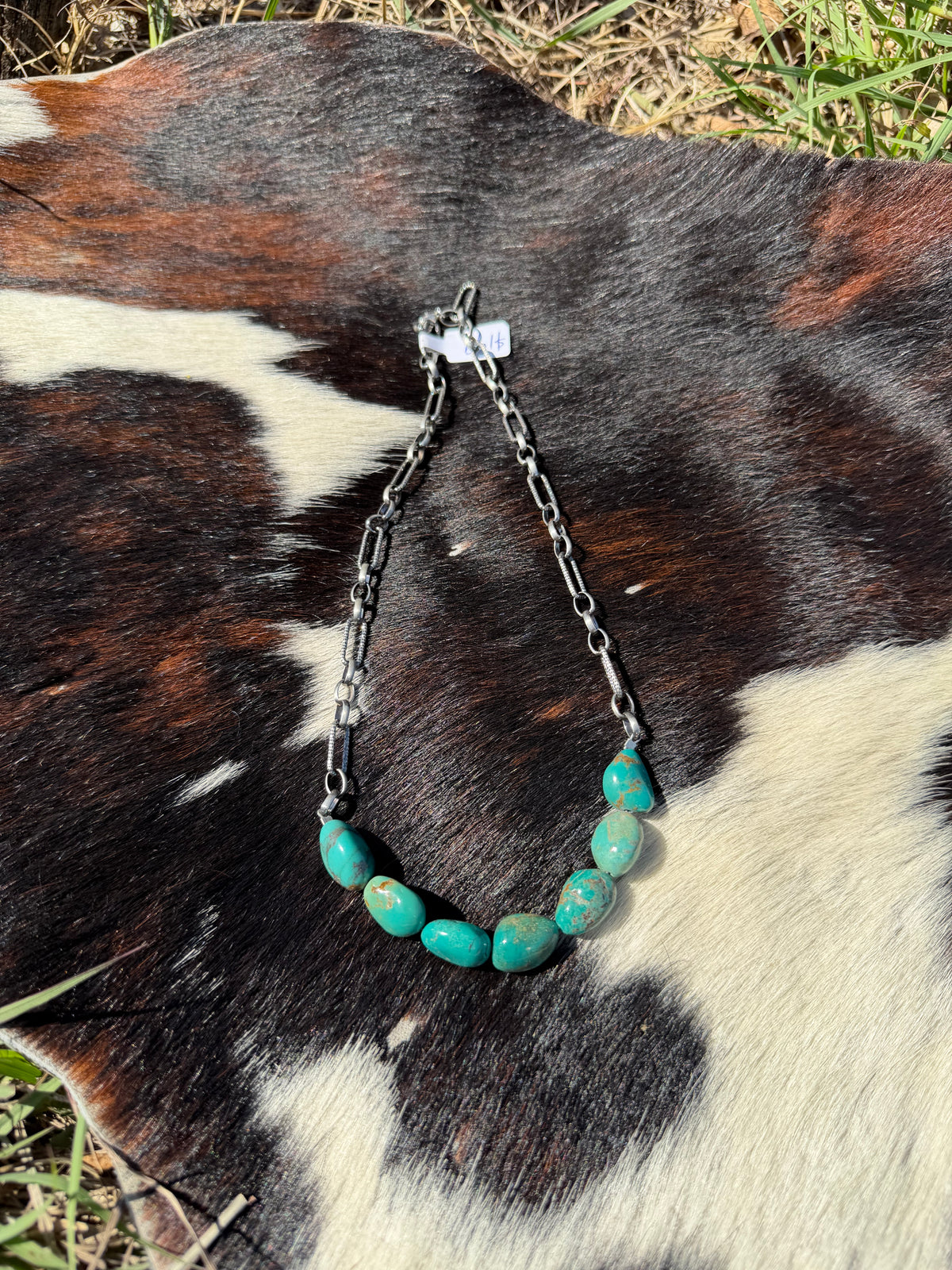 18” Turquoise & chain