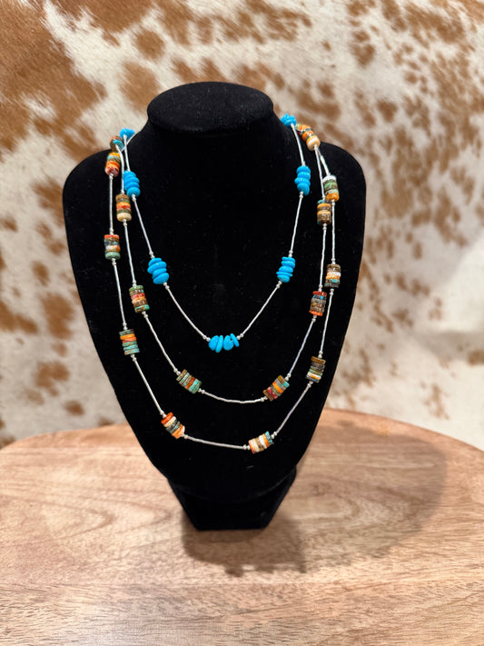 Orange Spiny and Kingman Stackers