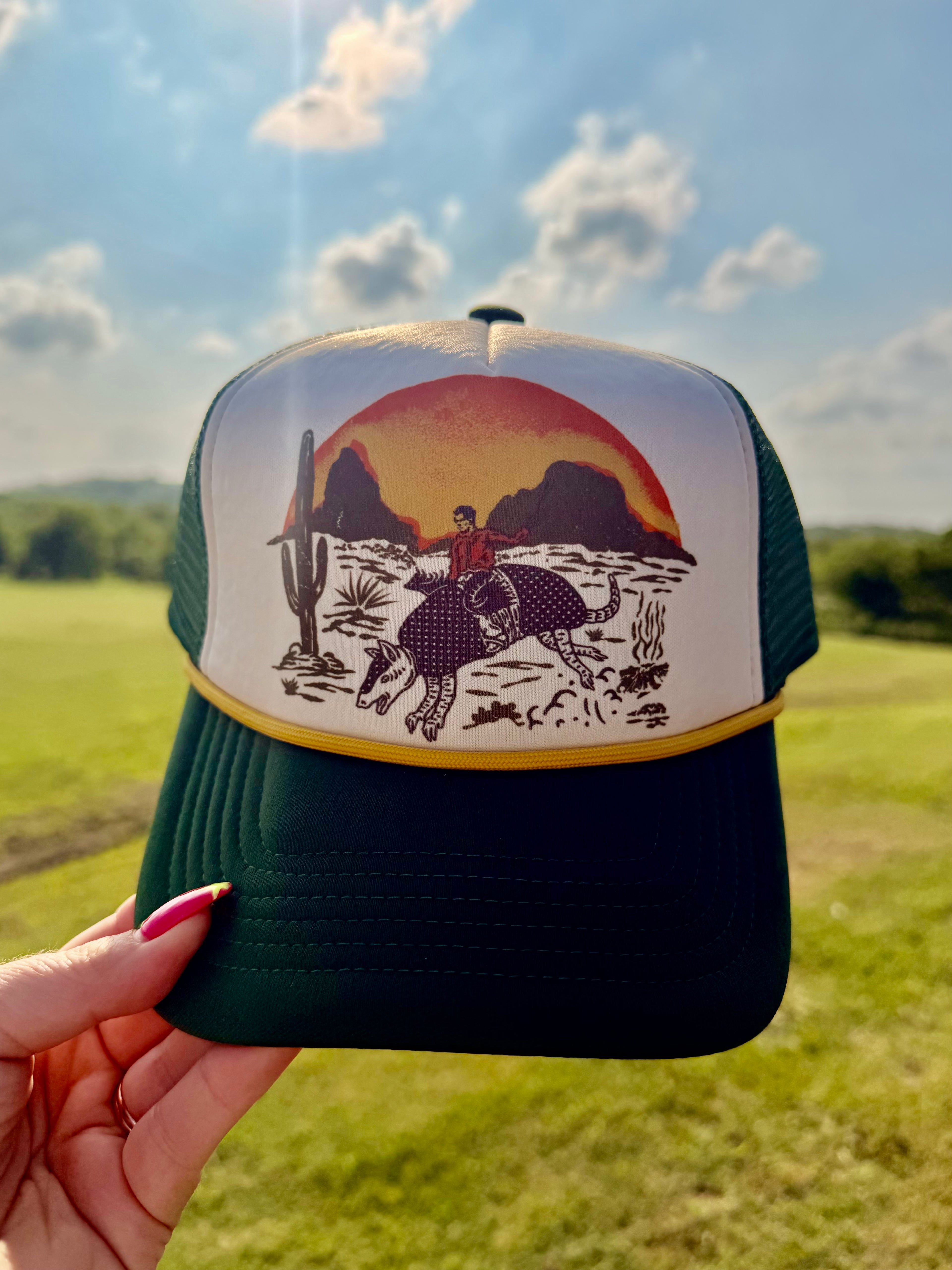 Armadillo cowboy hat