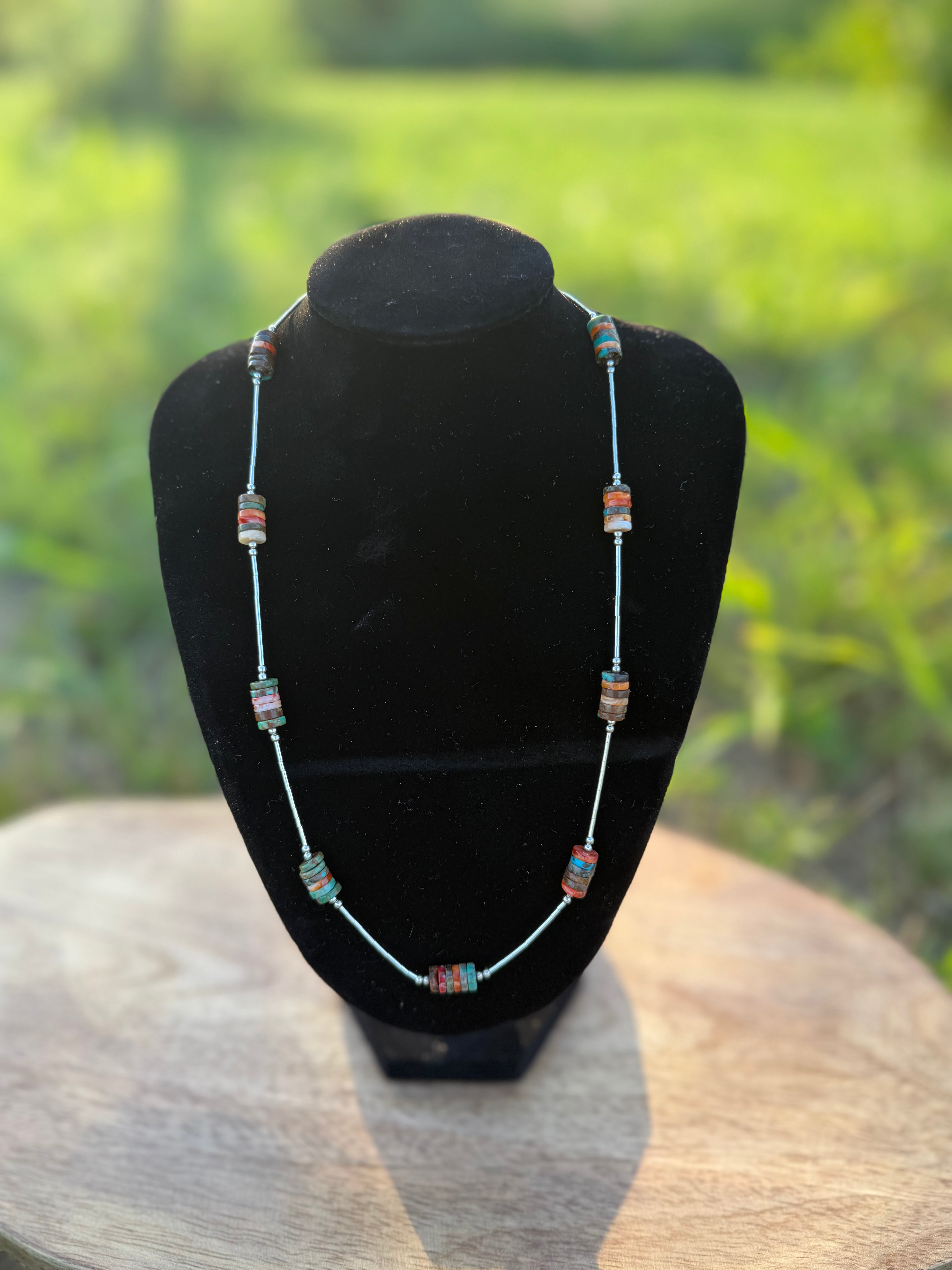 Orange Spiny and Kingman Stacker