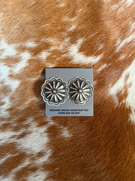 Concho earrings