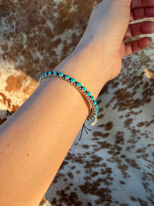 Turquoise bangle bracelet