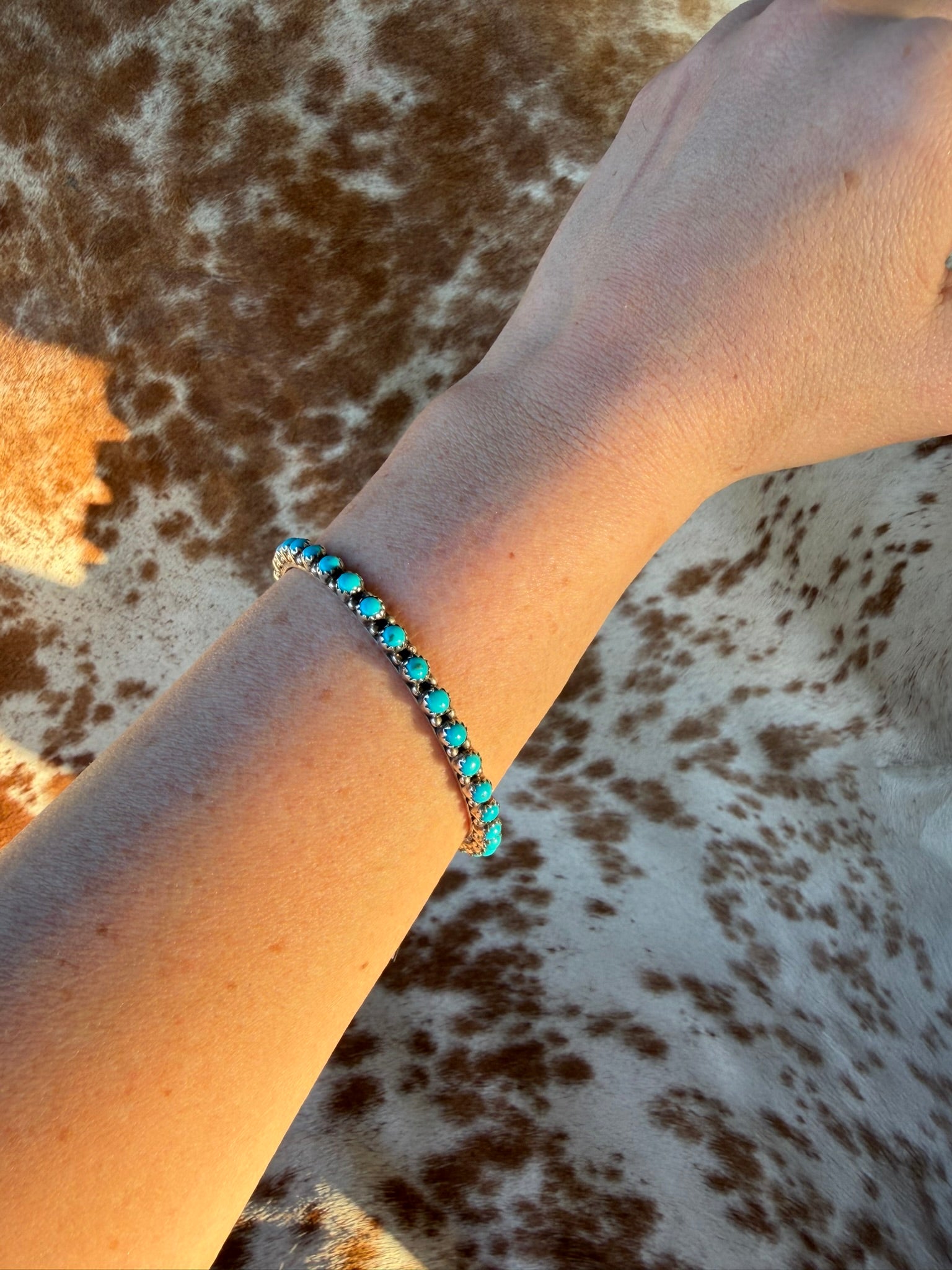 Turquoise bangle bracelet